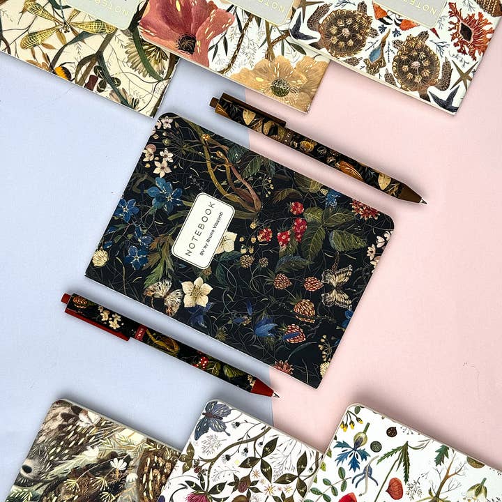BV by Bruno Visconti - Wholesale Notebook - Small Notebook  Forest FlowersÂ