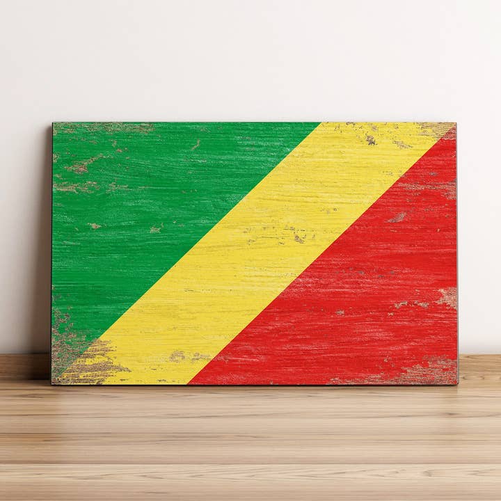 Print Frame Box - Wholesale Flag - Republic of the Congo Flag Wall Art7