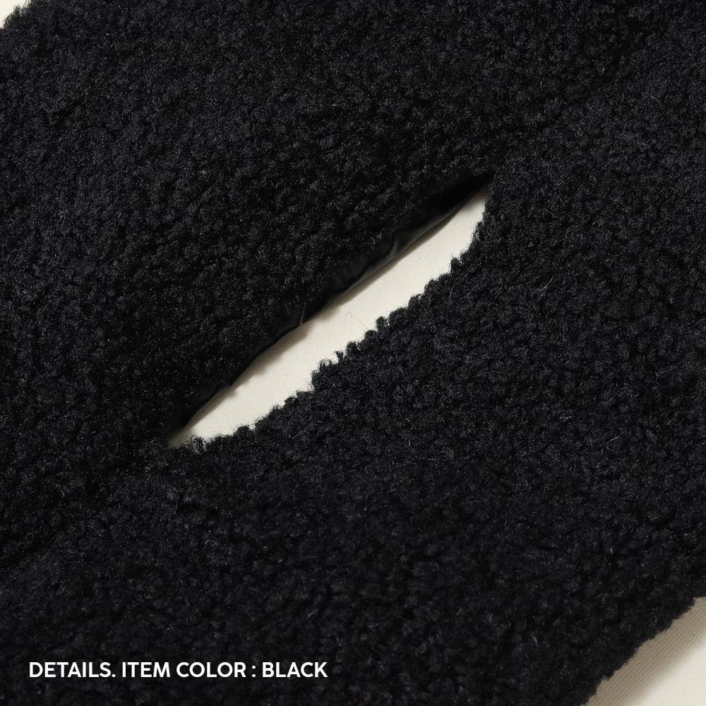 Sensibling Corp. - Wholesale Scarf - Women's - Reversible Puffer Sherpa Pull Through Scarf9