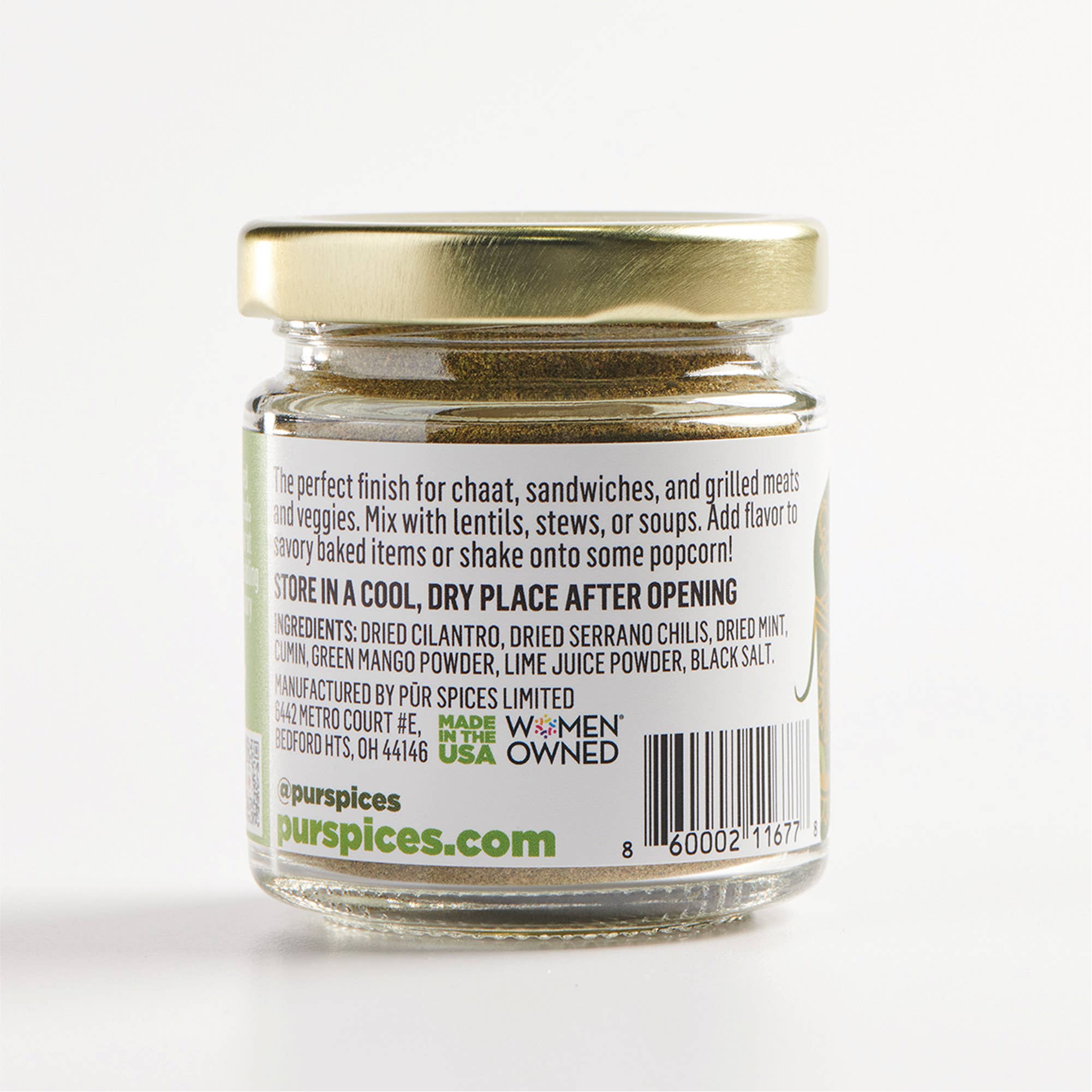 PUR Spices - Wholesale Chutney - Green Chutney1