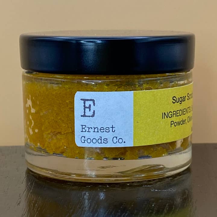 Turmeric Sugar Scrub for wholesale by Ernest Goods Co.