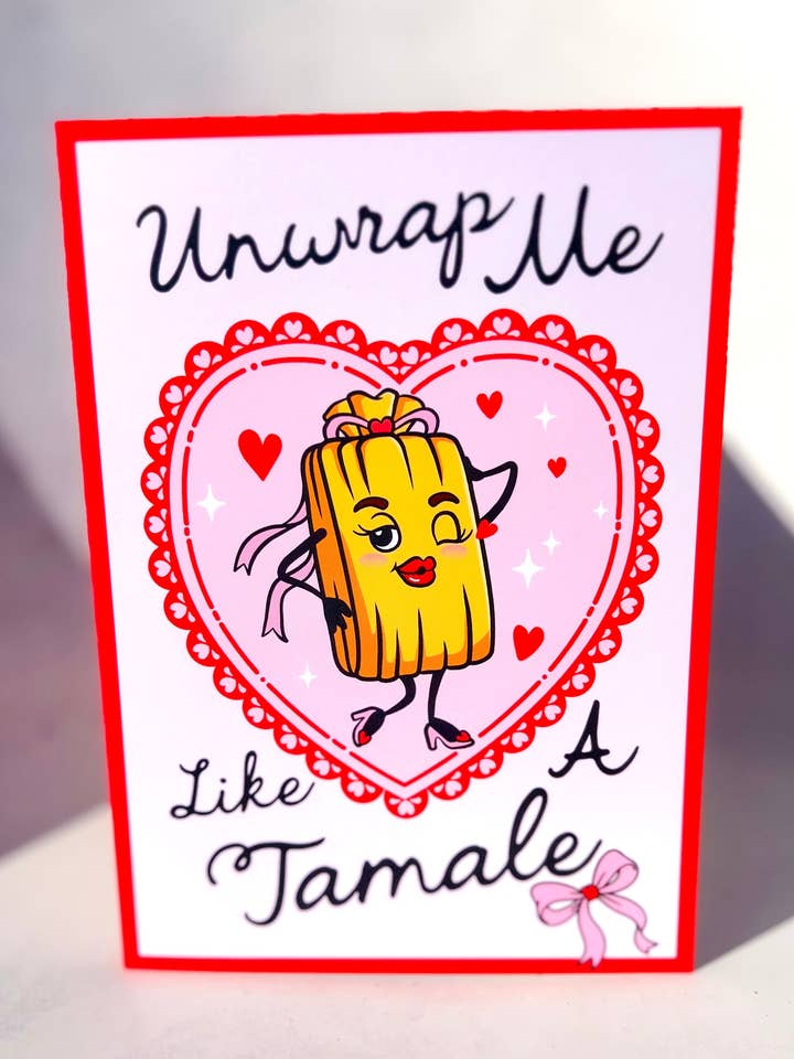 Déballe-moi comme un tamale Carte de vœux pour la vente par Two And A Half Street