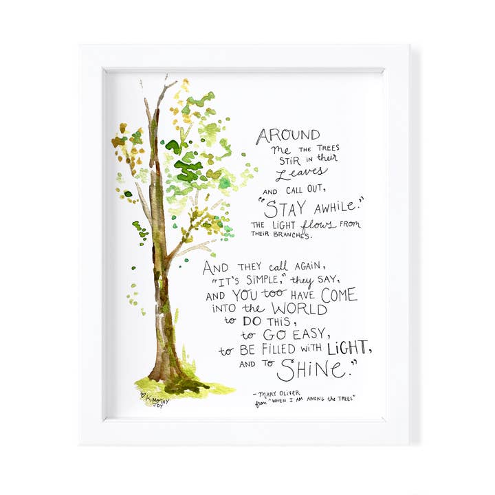 Mary Oliver voor wholesale door Kimothy Joy