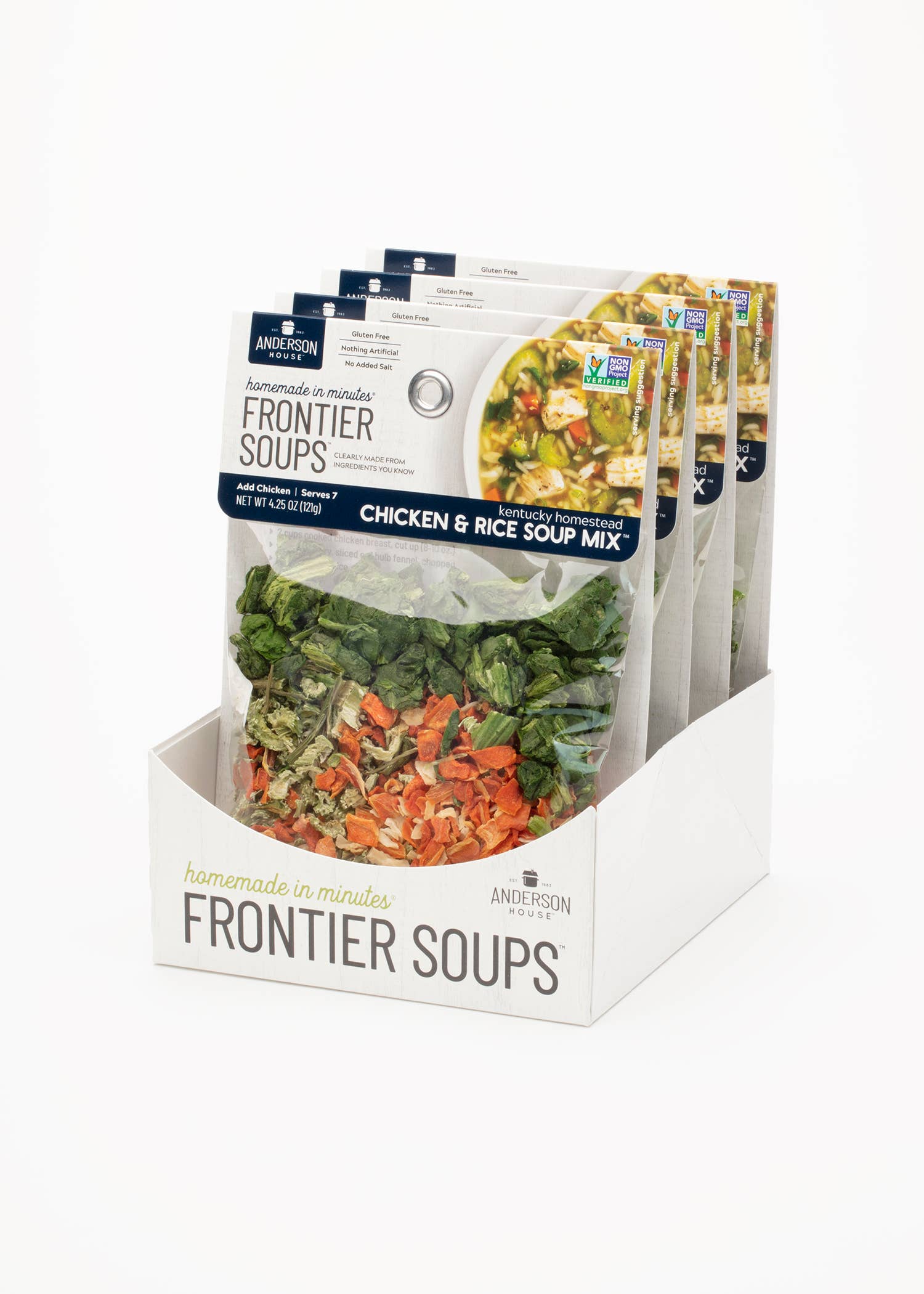 Anderson House | Frontier Soups - Wholesale Soup - Kentucky Homestead Chicken & Rice Soup Mix2