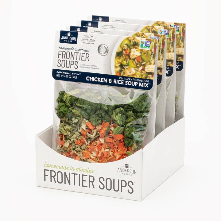 Anderson House | Frontier Soups - Wholesale Soup - Kentucky Homestead Chicken & Rice Soup Mix2