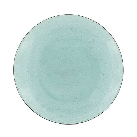 BRITISH COLOUR STANDARD – wholesale Dinner plate – Mineral Blue Handmade Small Plate0