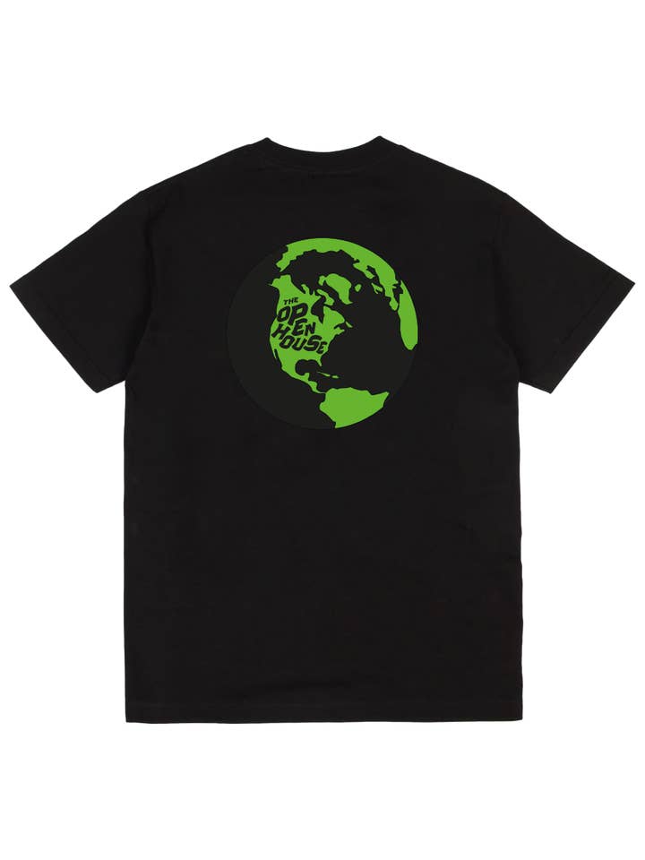 World Tee - Black for wholesale by The Open House