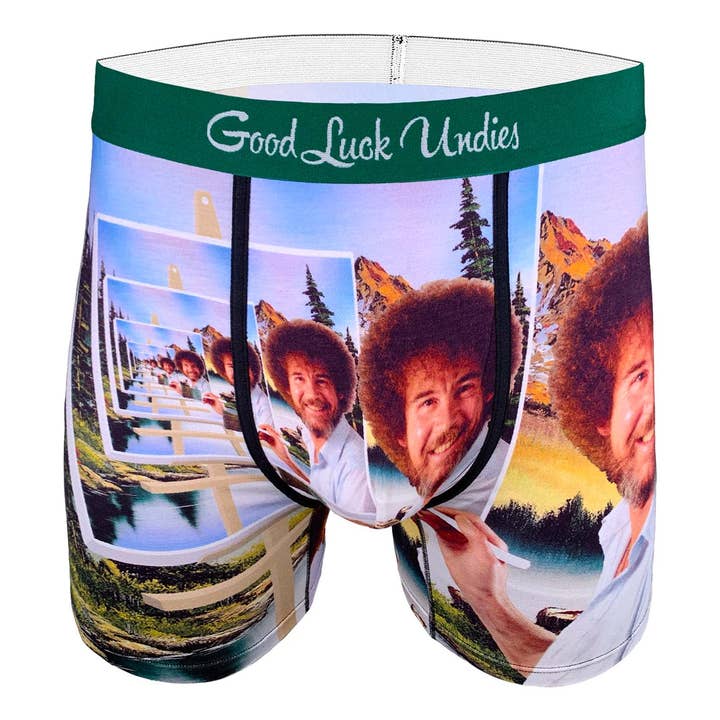 Good Luck Sock – wholesale Underwear – Men's – Men's Bob Ross, Reflections Underwear
