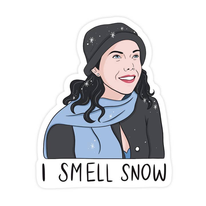 I Smell Snow - Vinyl Pop Culture Sticker *SALE* for wholesale by Simple Whimsy