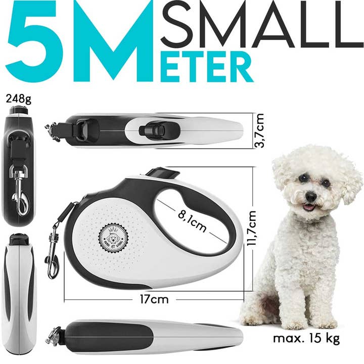 H.I.K. GmbH - Wholesale Pet Leash - Dog - HUND IST KÖNIG® Retractable leash 5m/8m for small & large dogs1