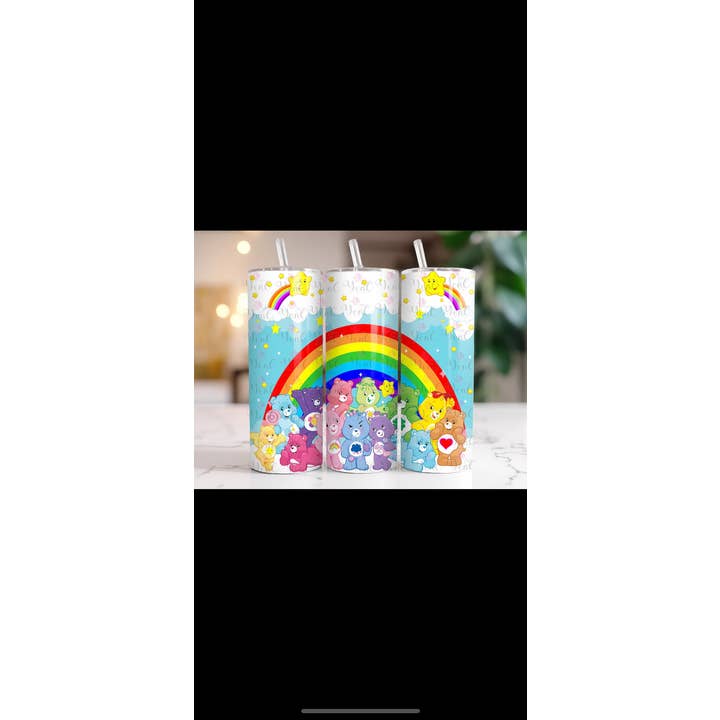 Care bear friends tumbler for wholesale by Creations by Trudy