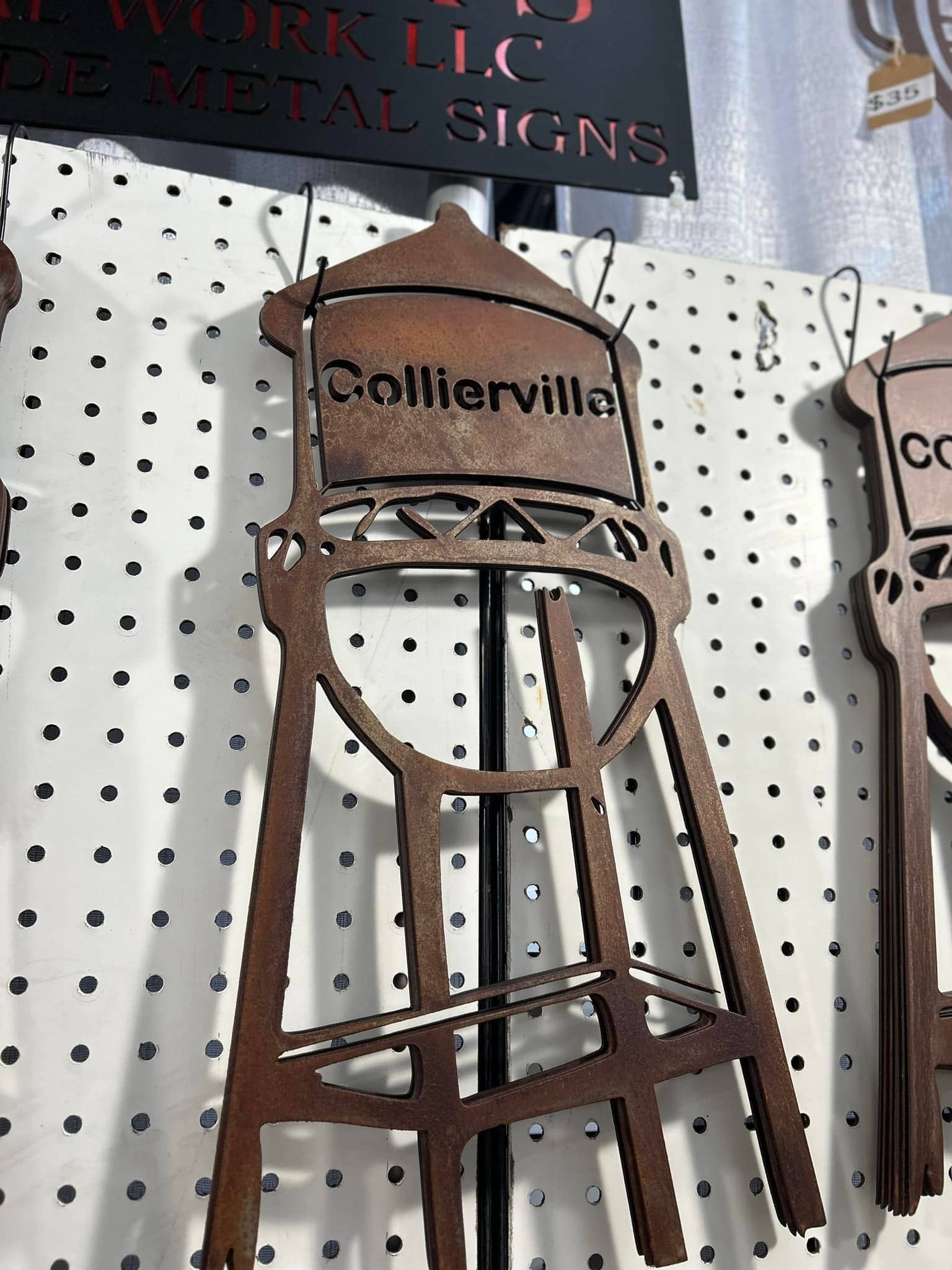 Slinging Sparks Metal Work LLC - Venta al por mayor Letreros de exterior - Letrero de metal personalizado con nombre de ciudad/pueblo, letrero con nombre de ciudad5