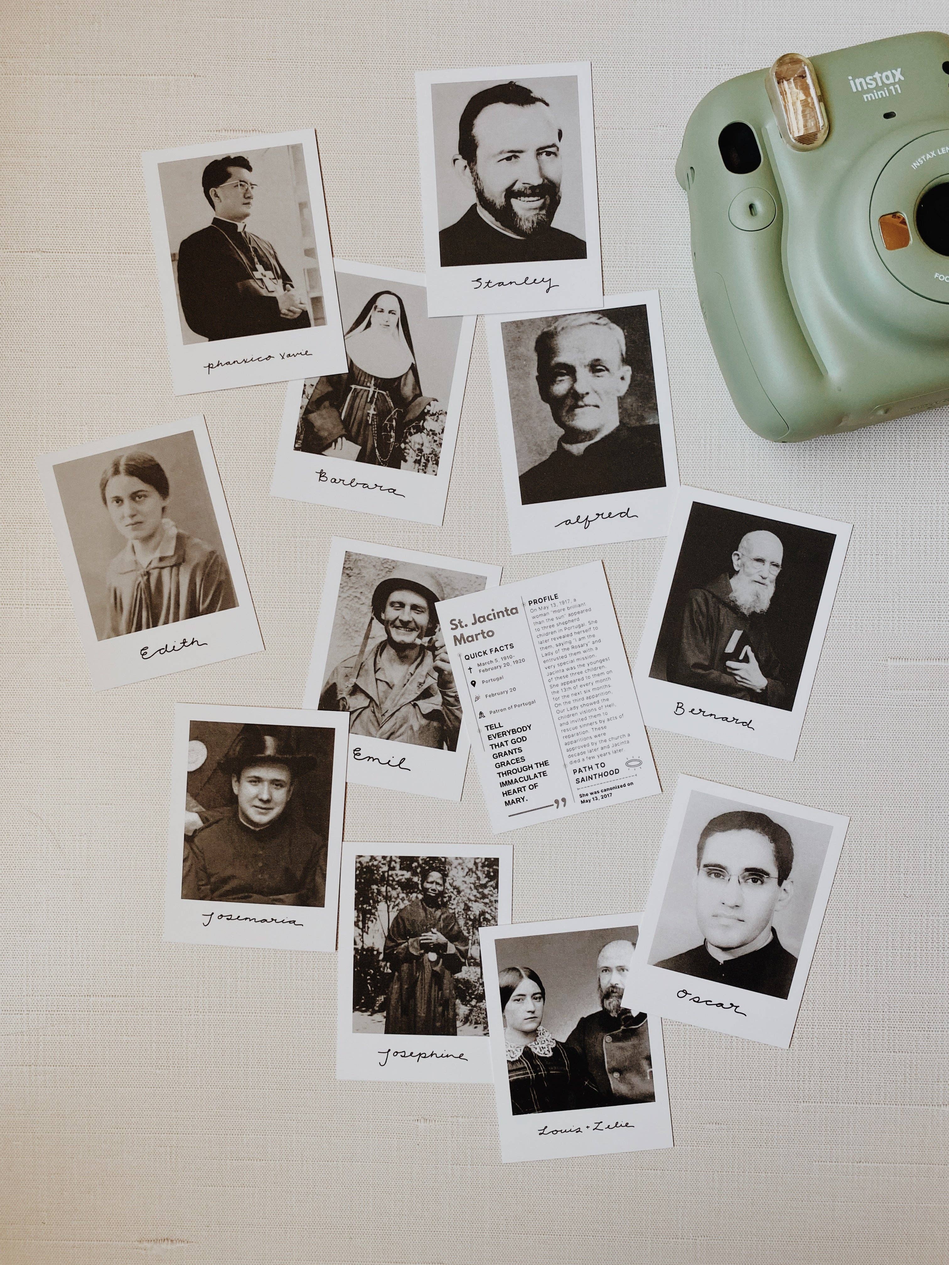 January Jane Shop - Wholesale Religious Card - Saint Polaroid Minis8