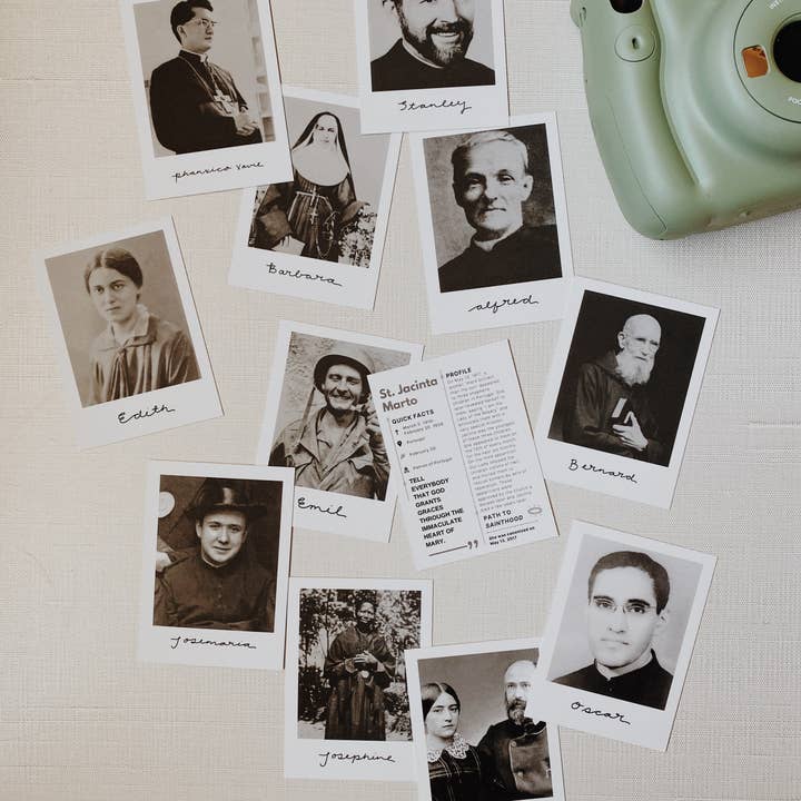 January Jane Shop - Wholesale Religious Card - Saint Polaroid Minis8