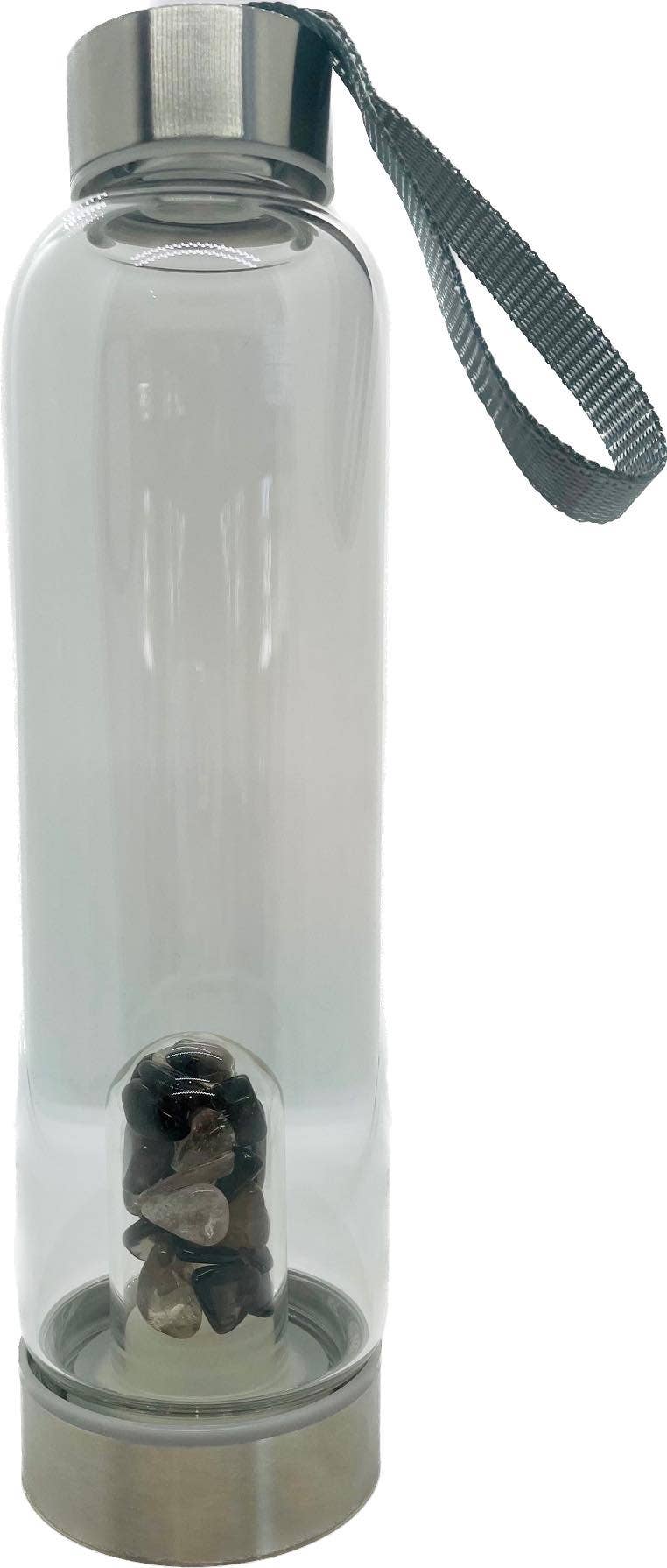 chakra-chic.com - Wholesale Water Bottle - Crystal Elixir Gemstone Water Bottle 16 oz with Carry Strap11