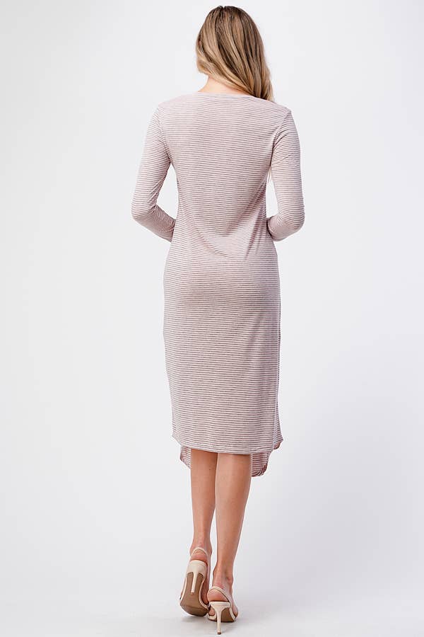 miroh - Wholesale Dress - Women's - Striped Midi Dress9