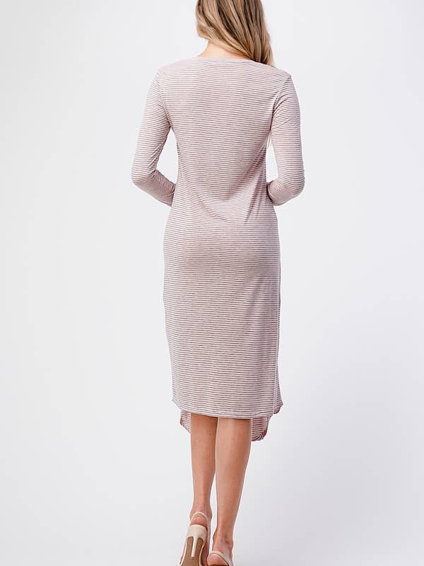 miroh - Wholesale Dress - Women's - Striped Midi Dress9