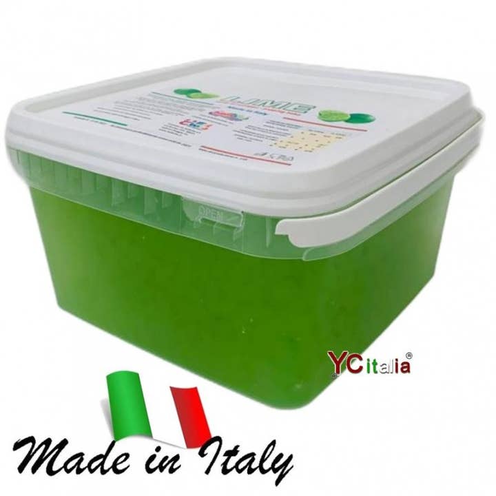 Bubble tea YcItalia - Wholesale DIY Drink Kit - Bubbles lime 3.2 kg1