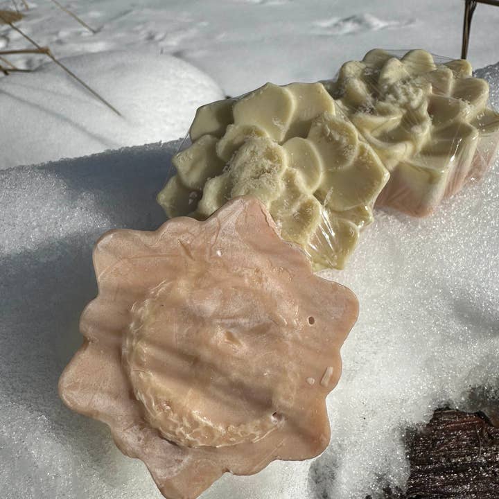 AVIVA TU LLC - Wholesale Bar Soap - Luffa Soap (Kaolin/French Pink Clay)3