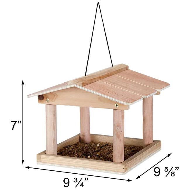 BestNest Inc - Wholesale Bird Feeder - Build-Your-Own Hanging Bird Table Kit