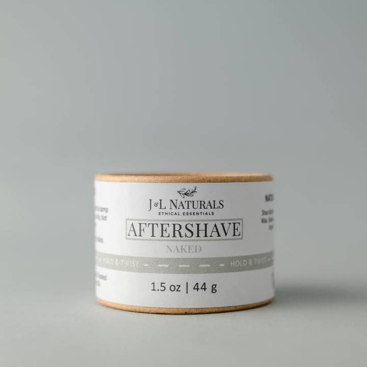 J&L Naturals – Engroshandel Aftershave - Herre – Aftershave Rub - naturlig, vegansk og fugtgivende aftershave balm2