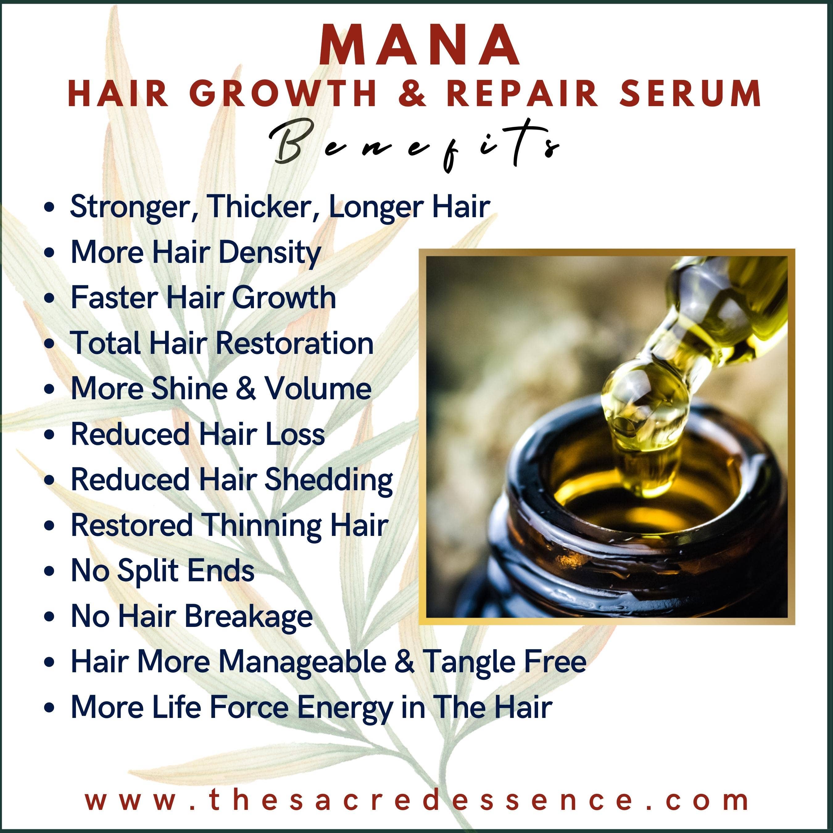 The Sacred Essence - Wholesale Hair Serum - MANA Ayurveda Hair Restoration Serum - Hair Superpower2