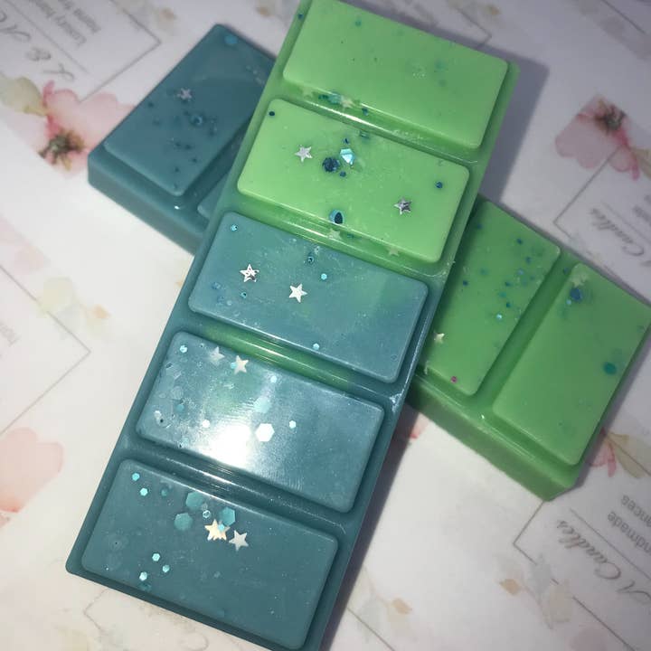 sage & sea salt wax melt snap bar for wholesale by L & A Candles
