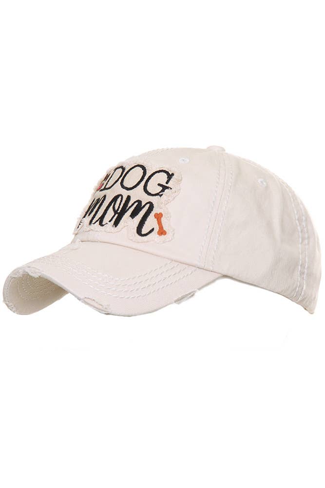 Hana – wholesale Baseballkeps - Dam – DOG MOM keps med vintagepatch och sliten look17