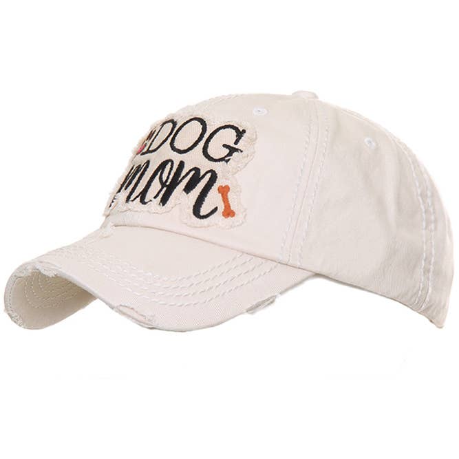 Hana – wholesale Baseballkeps - Dam – DOG MOM keps med vintagepatch och sliten look17