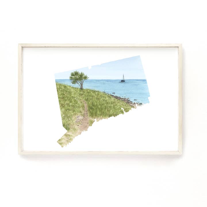 Connecticut Print | Arte de Parque Estatal para venta al por mayor de Emilie Taylor