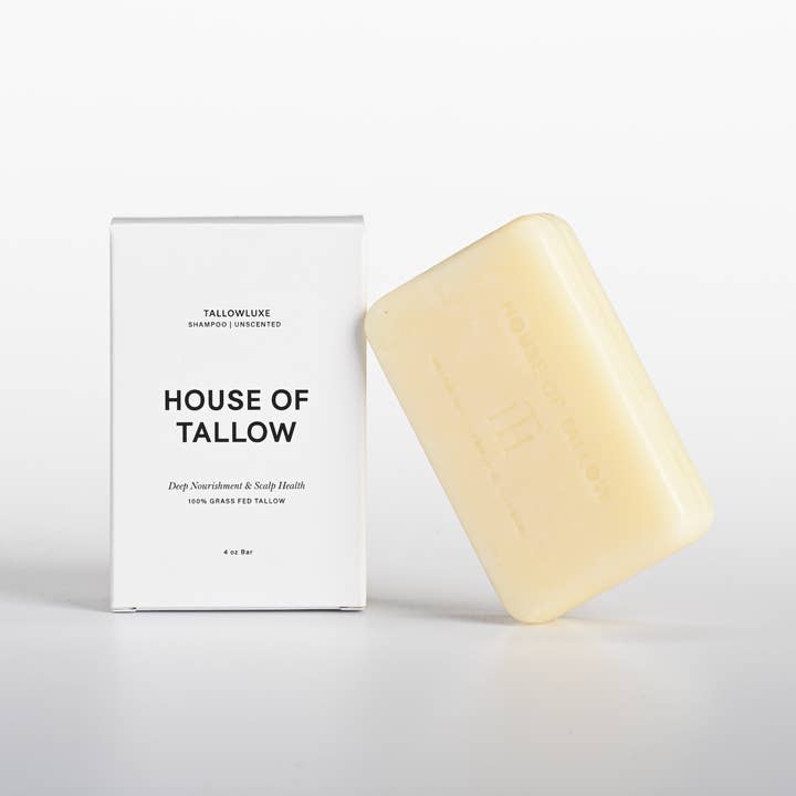 The House of Tallow - Wholesale Shampoo Puck/Solid Shampoo - Tallowlux - Unscented Shampoo Bar