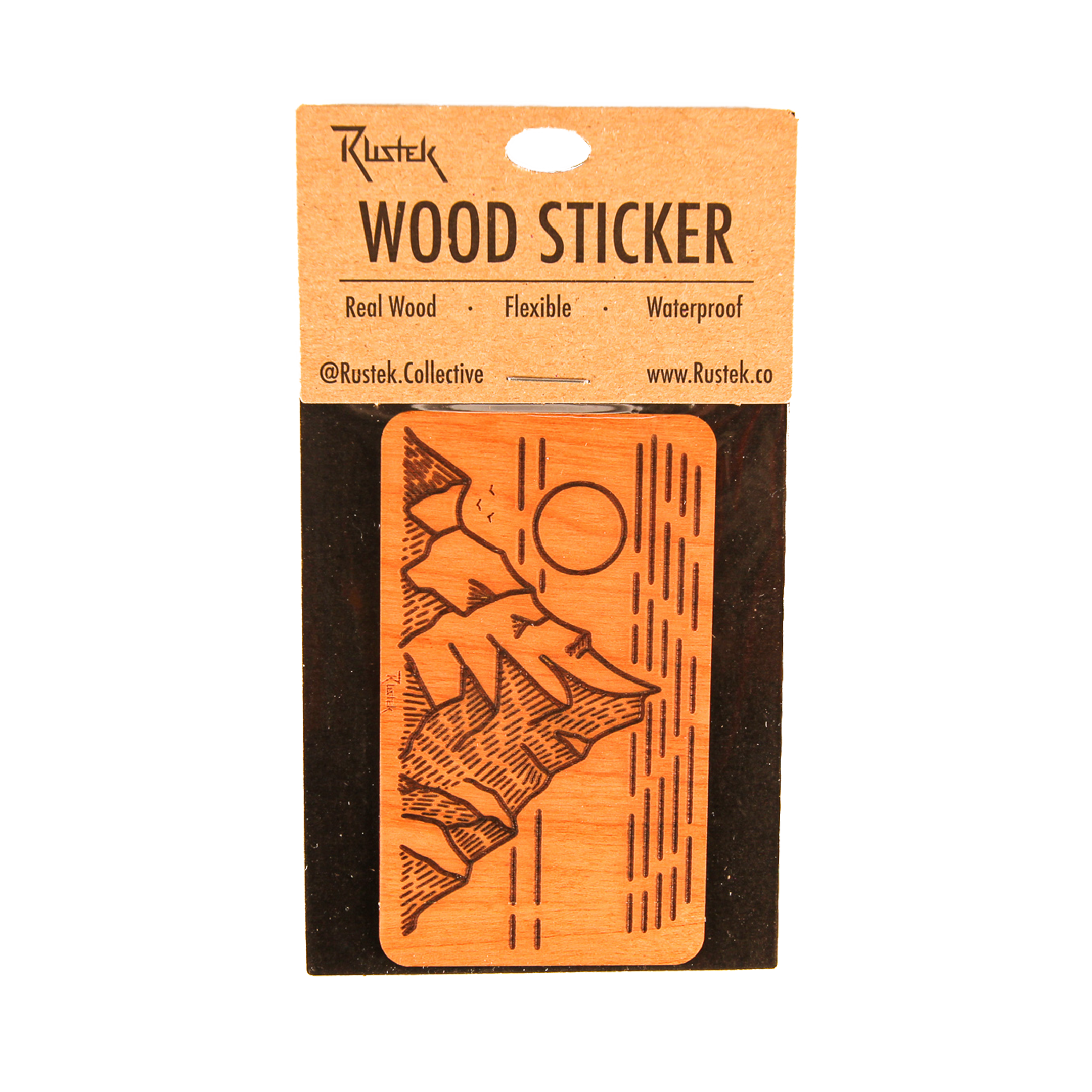 Rustek Collective – wholesale Sticker – CUSTOM ONLY Wood Sticker4