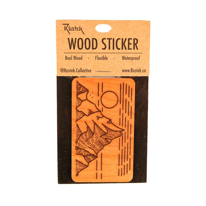 Rustek Collective – wholesale Sticker – CUSTOM ONLY Wood Sticker4