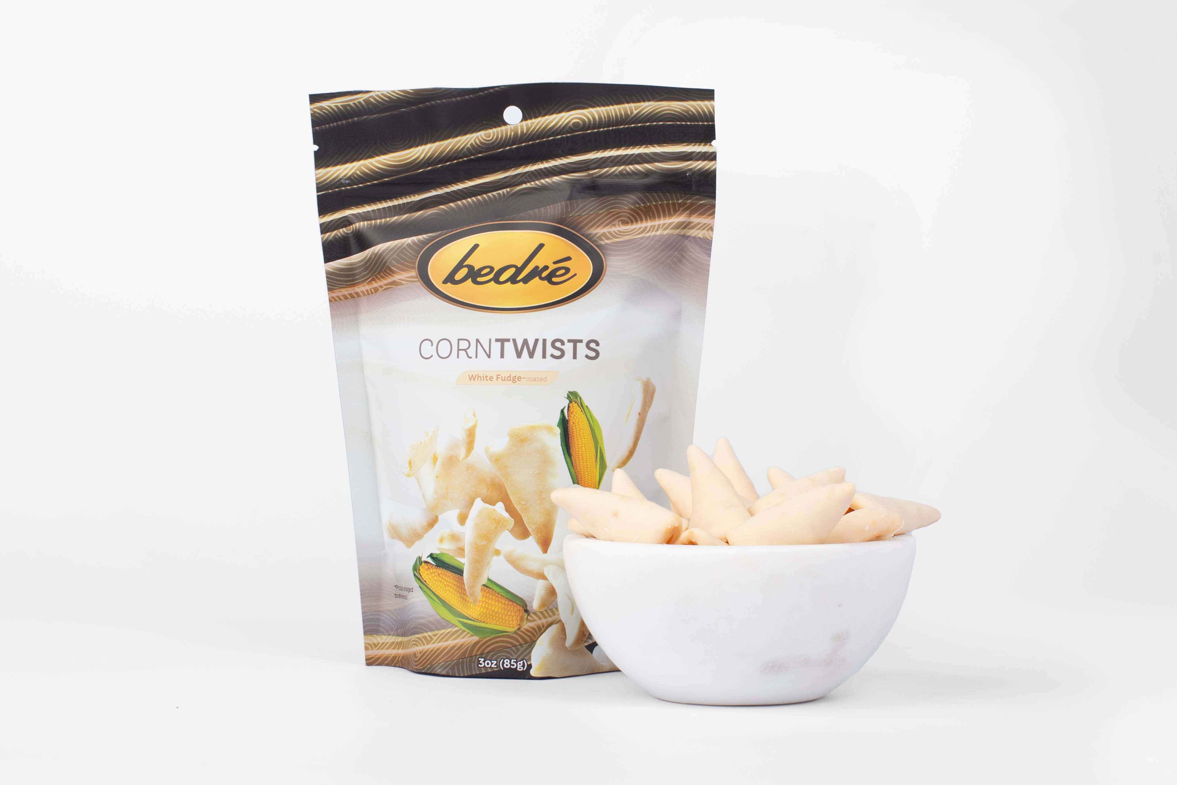 Bedré Fine Chocolate - Wholesale Chocolate Covered Sweets - White Fudge Twists2