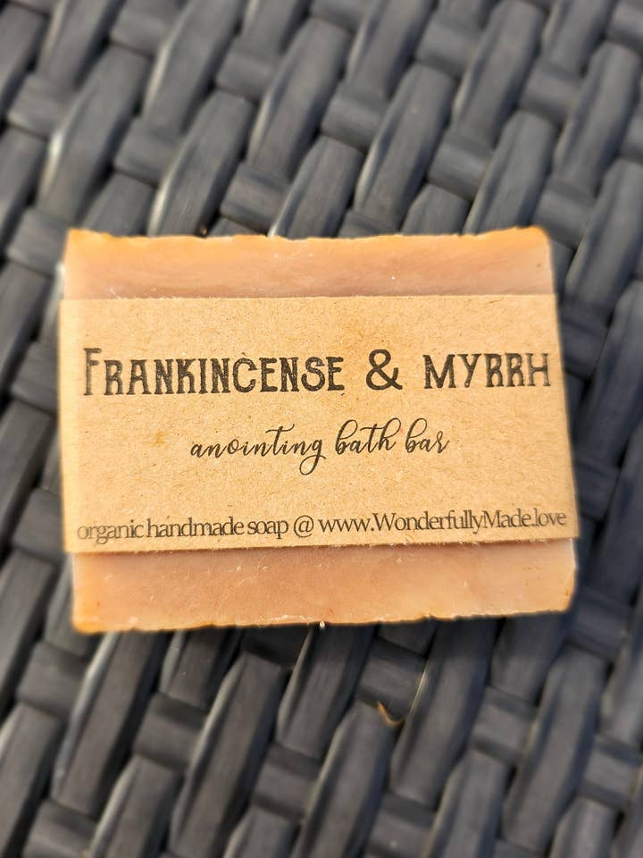 Frankincense & Myrrh Soap | Moisturizing Soap Bar | Natural for wholesale by Wonderfully Made .love