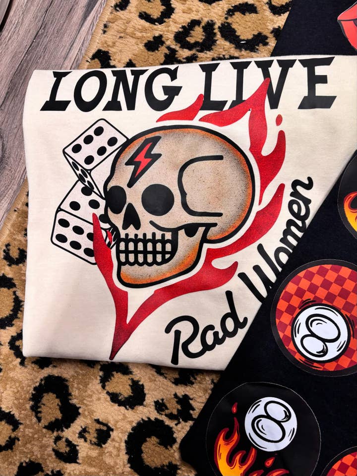 LONG LIVE RAD WOMEN TEE for wholesale by Sugar & Velvet Collective Wholesale