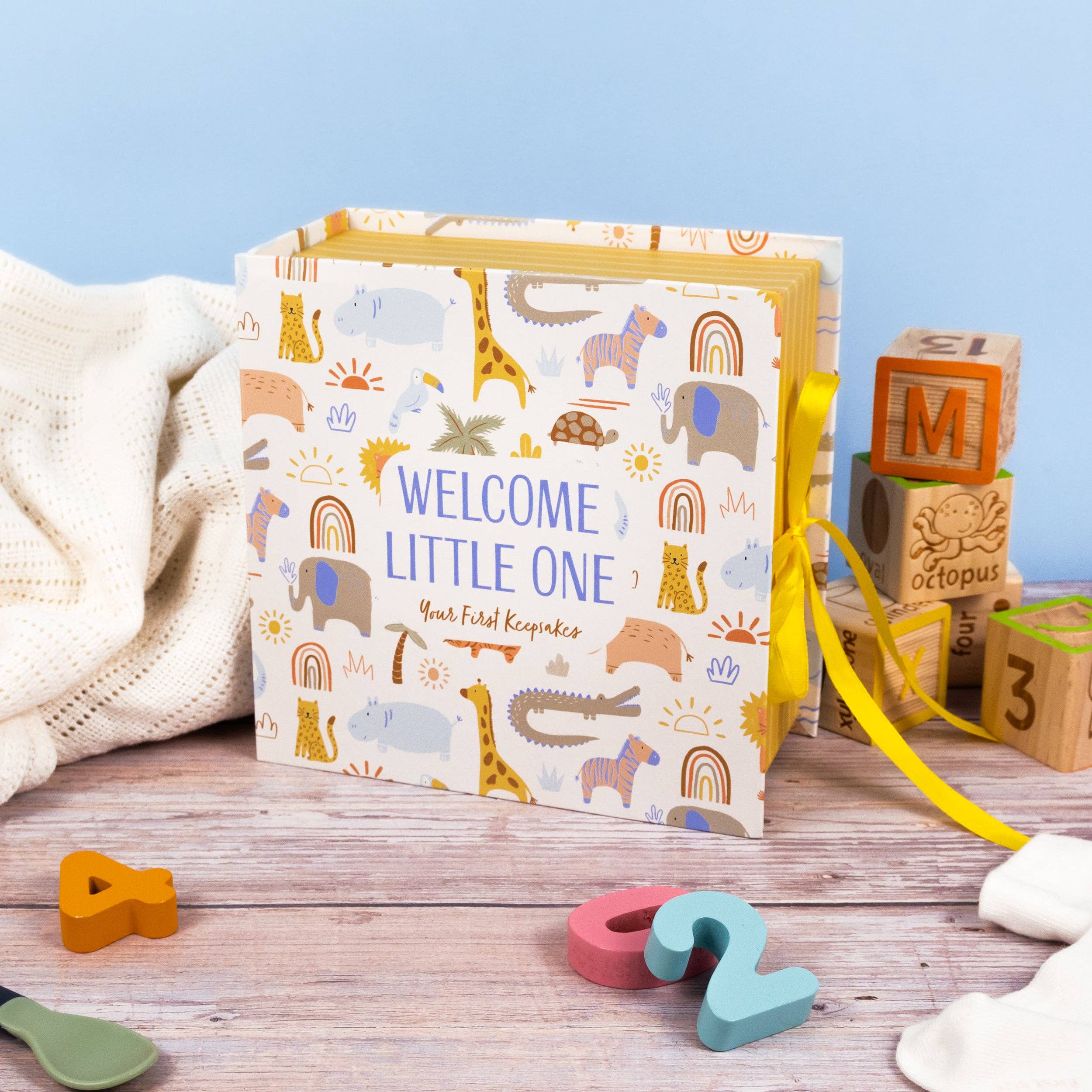 Robert Frederick Ltd - Wholesale Herinneringenbox - Kinderen en baby - Lullaby Animals bewaarbox voor babyherinneringen5