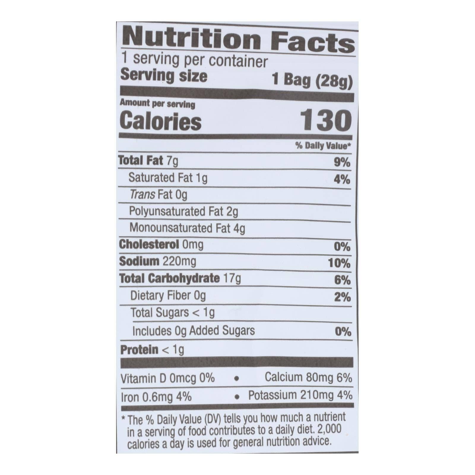 Everyday Supply Co - Wholesale Puffed Snack - Veggie Straws - Sea Salt - 24 Pack - 1 Oz Each1