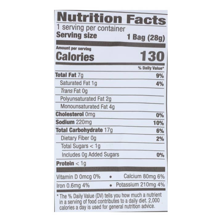 Everyday Supply Co - Wholesale Puffed Snack - Veggie Straws - Sea Salt - 24 Pack - 1 Oz Each1