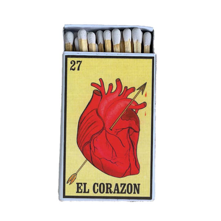Most Amazing - Wholesale Matches - Loteria Corozon Matchbox • Candle Acc• Decorative Matches