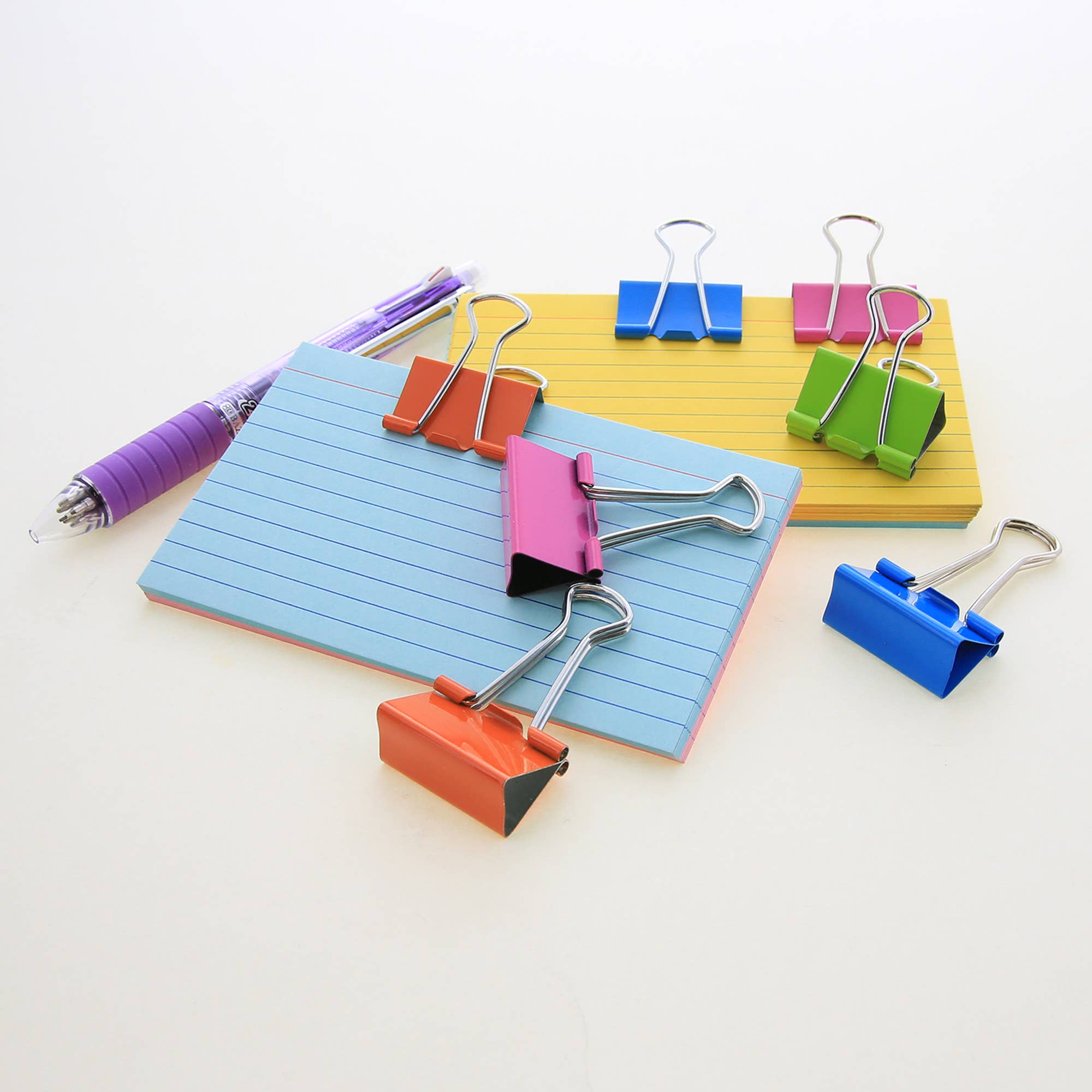 BAZIC Products - Wholesale Binderclip - Assorted Size Color Binder Clip (12/Pack)5