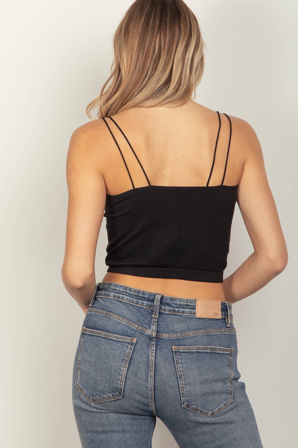 VERY J - Vente Débardeur – femme - NT11660 - Débardeur Slim Fit à double bretelle, doux et extensible9