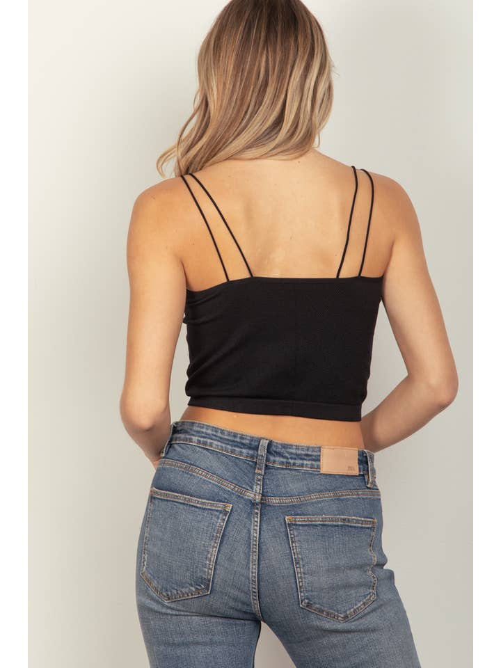 VERY J - Vente Débardeur – femme - NT11660 - Débardeur Slim Fit à double bretelle, doux et extensible9