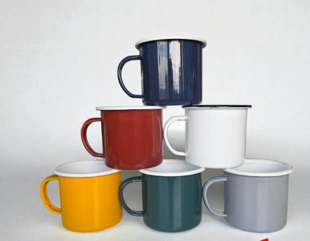 The Paper Shed - Wholesale Coffee mug - Enamel Camping Mugs Cups