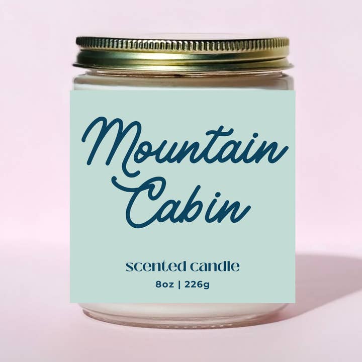 Cabane de montagne Bougie Printemps Été pour la vente par Free Ethos