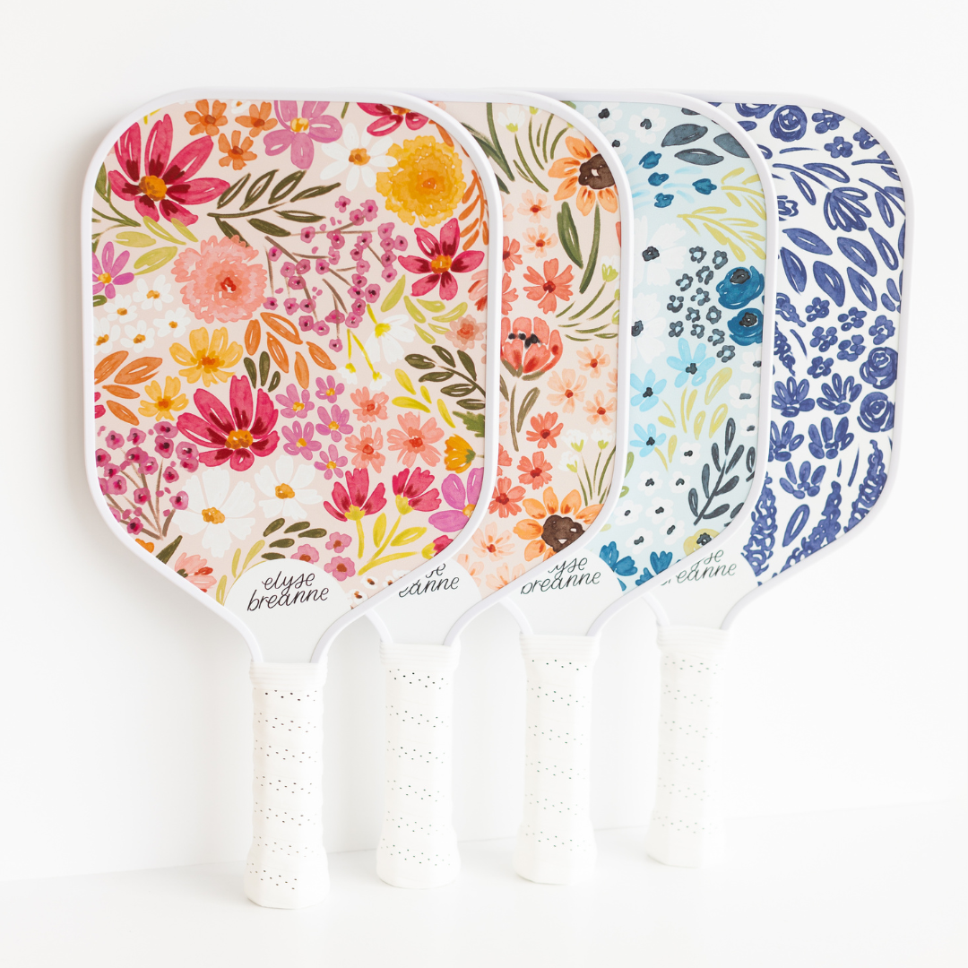 Elyse Breanne Design - Wholesale Sports & Outdoor - Primrose Petals Pickleball Paddle8