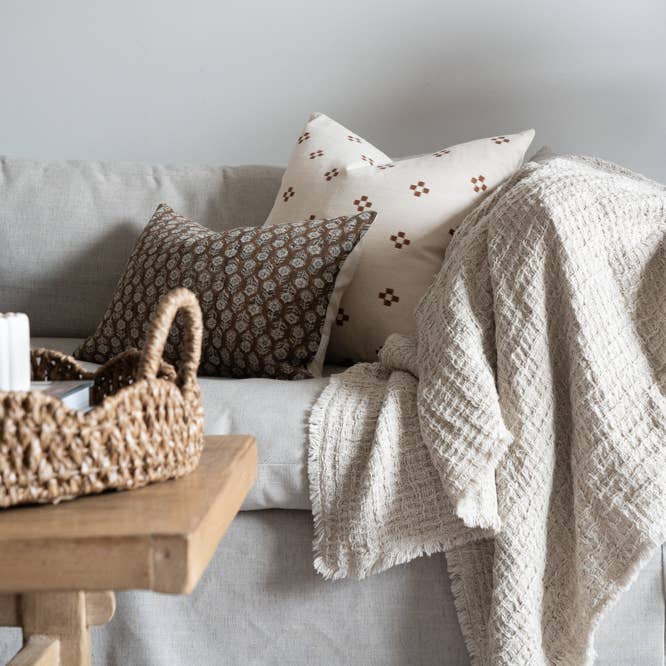 Rug & Weave - Wholesale Throw Pillow Cover - COPPER DOT Pillow Cover3