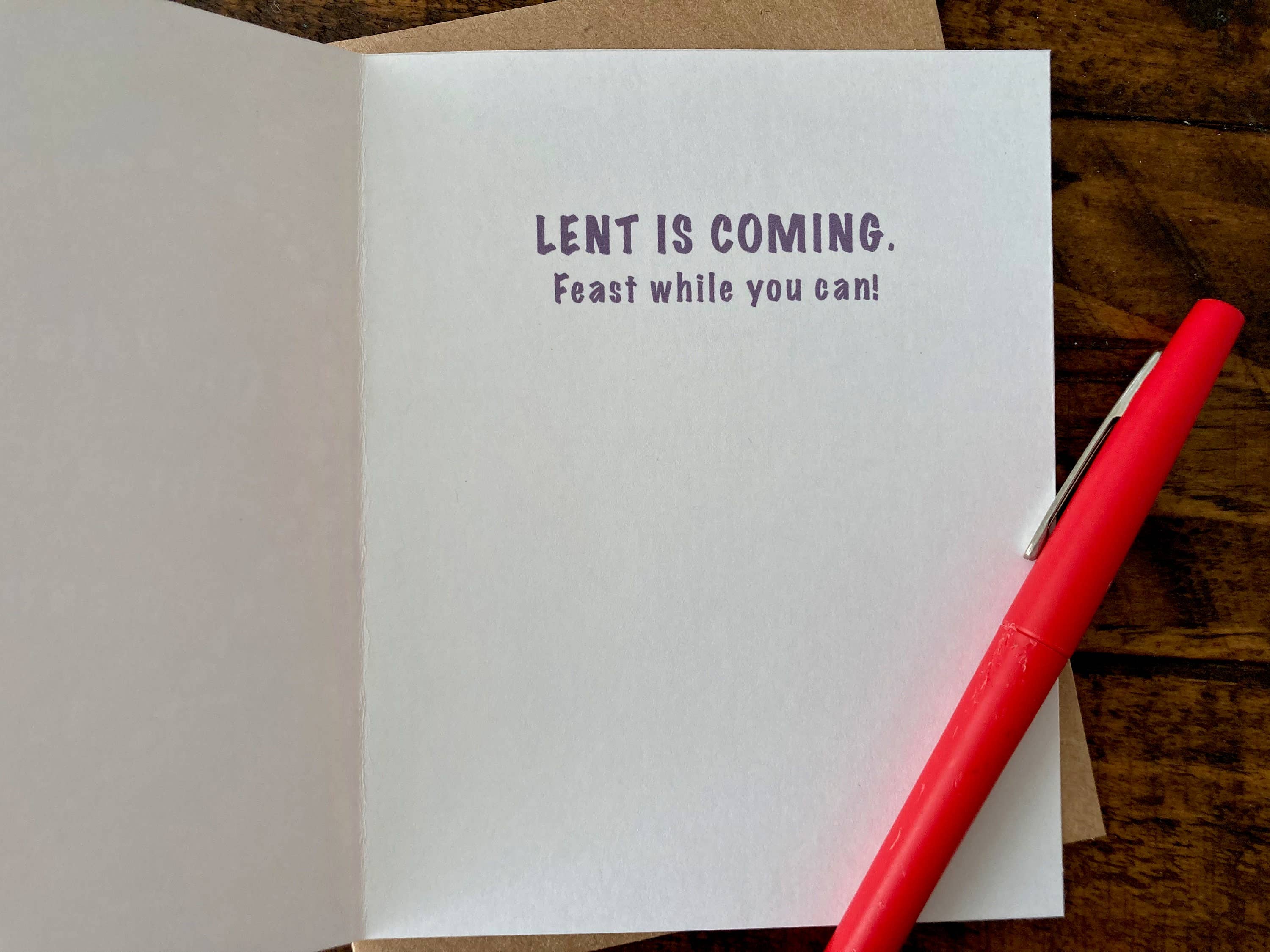 Catholic Card Co. - Venta al por mayor Tarjetas de San Valentín - Se acerca la Cuaresma, San Valentín | Tarjeta católica del Día de San Valentín4