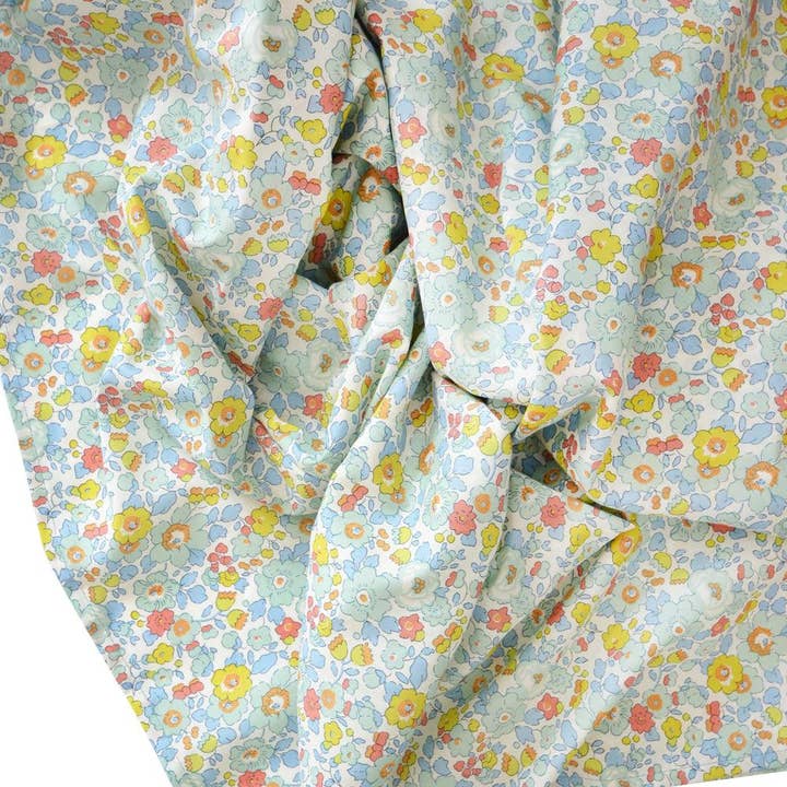 Coco & Wolf - Vente Drap plat - Drap plat en tissu Liberty BETSY SAGE