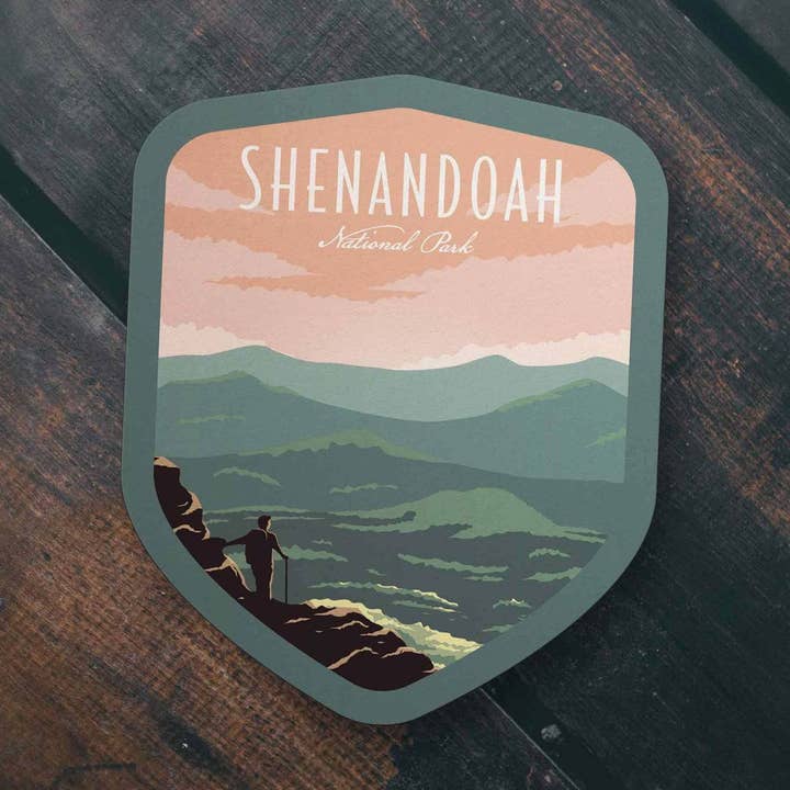 Shenandoah National Park Sticker for wholesale by Albion Mercantile Co.